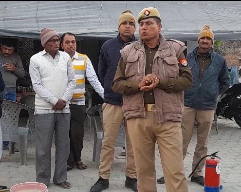 सीतापुर:आग बुझाने के बताए गए उपाय