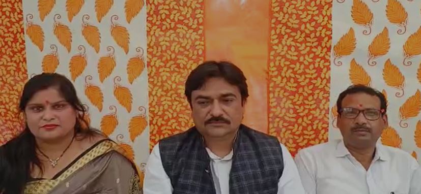 कासगंज में कांग्रेसियों ने की प्रेस वार्ता