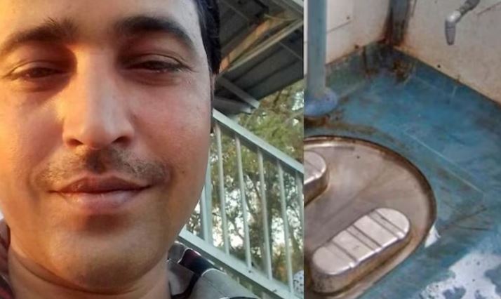 टॉयलेट में खत्म हुआ पानी, पैसेंजर ने मजेदार ट्वीट किया