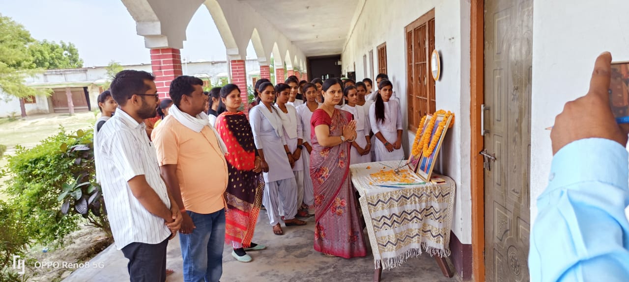 गाज़ीपुर:एम एन बालिका महाविद्यालय में मनाई गयी अंबेडकर जयंती