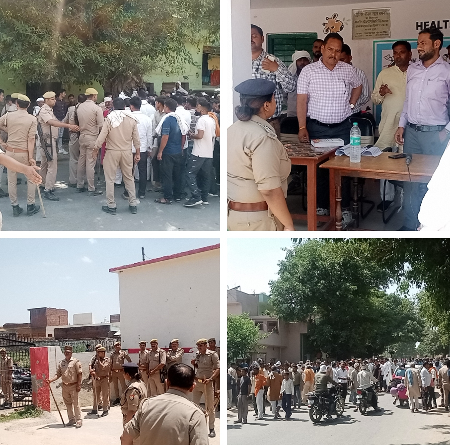 बरेली - तहसील क्षेत्र की ग्राम पंचायत रामनगर में भारी कहासुनी के बाद राशन की दुकान की बैठक हुई स्थगित दोनों पक्षों में हुई तनातनी।