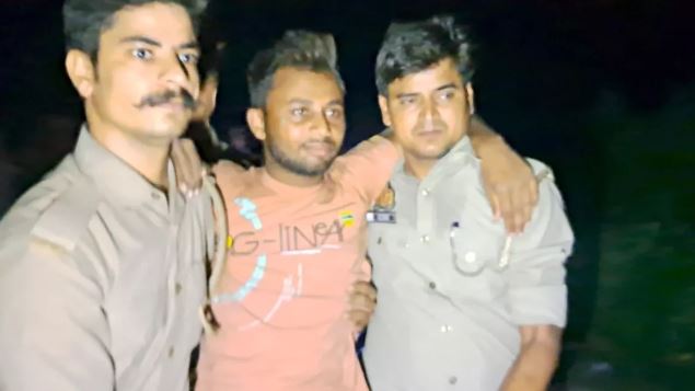 मैनपुरी में मुठभेड़, पुलिस ने 25 हजार का इनामी बदमाश किया गिरफ्तार