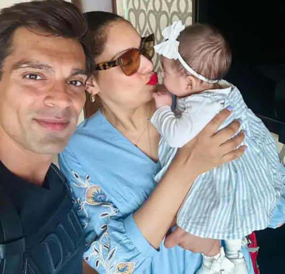 बिपाशा बसु और करण सिंह ग्रोवर ने बेटी का फोटो लेने से पैपराजी को रोका