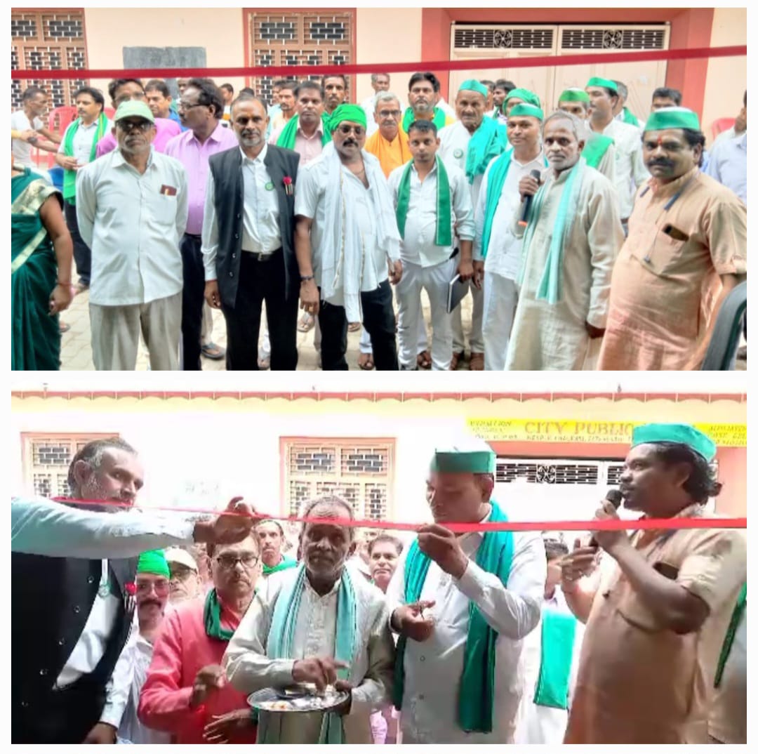 फर्रुखाबाद:- भारतीय किसान यूनियन के जिलाध्यक्ष ने फीता काटकर नगर कार्यालय का किया उद्घाटन।