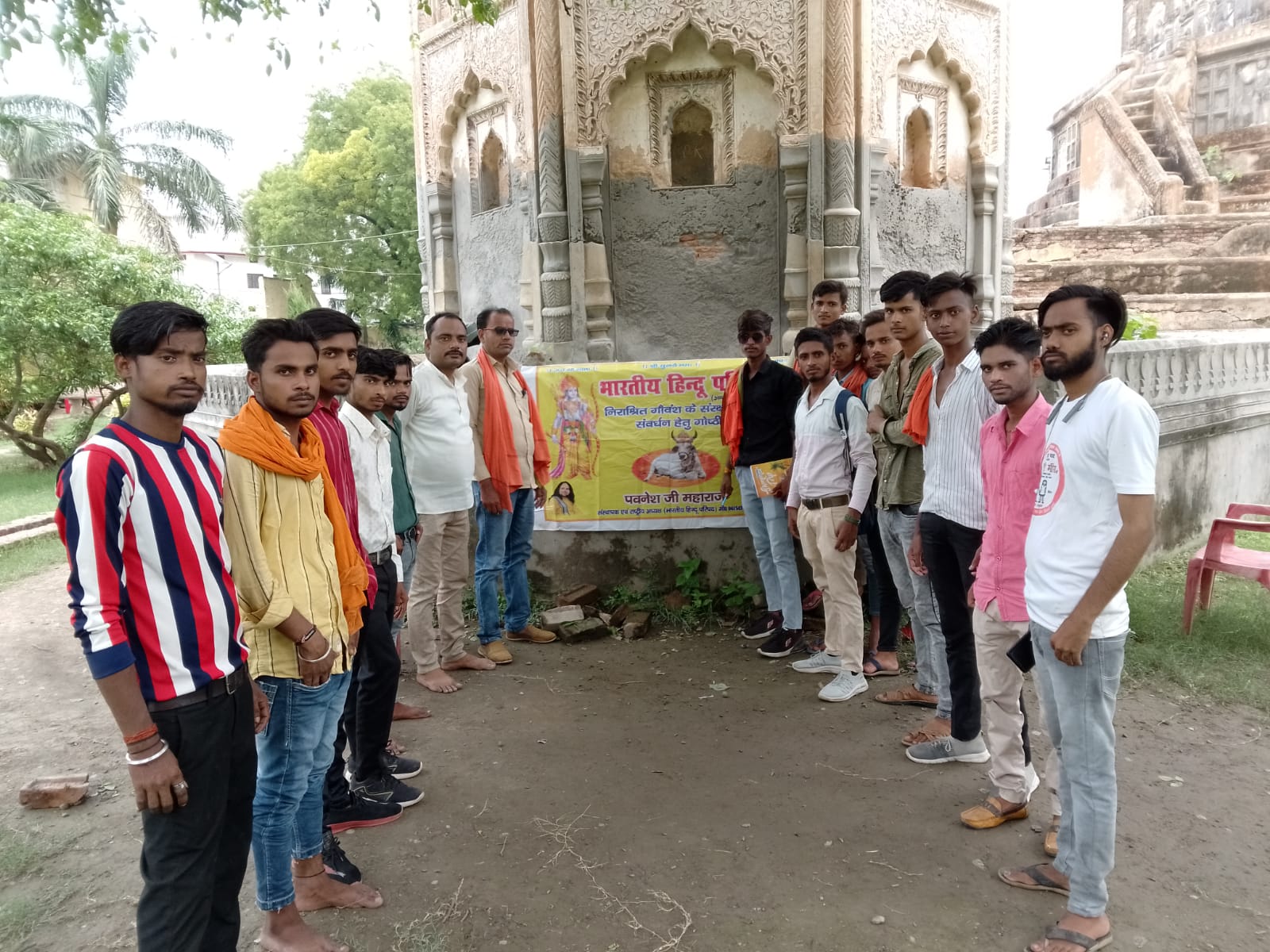 लखीमपुर खीरी :- शिव मंदिर और निराश्रित गोवंश के जीर्णोद्धार के लिए हुआ भरतीय हिन्दू परिषद की संगोष्टी का आयोजन ।