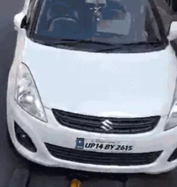 जज के बेटे ने नो पार्किंग जोन से गाड़ी उठाई तो करने लगा हंगामा