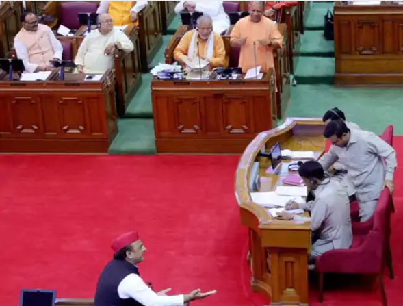 मानसून सत्र का आज चौथा दिन :अखिलेश और योगी होंगे आमने-सामने, सूखे पर होगी चर्चा