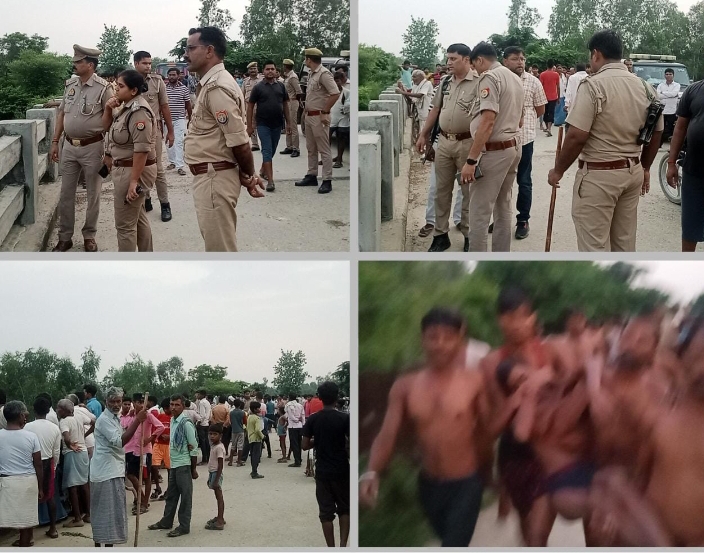 बरेली - बकरी चराने गए नहाते हुए 12 वर्ष के बच्चे की अरिल नदी में डूबने से हुई मौत परिवार में मचा कोहराम।