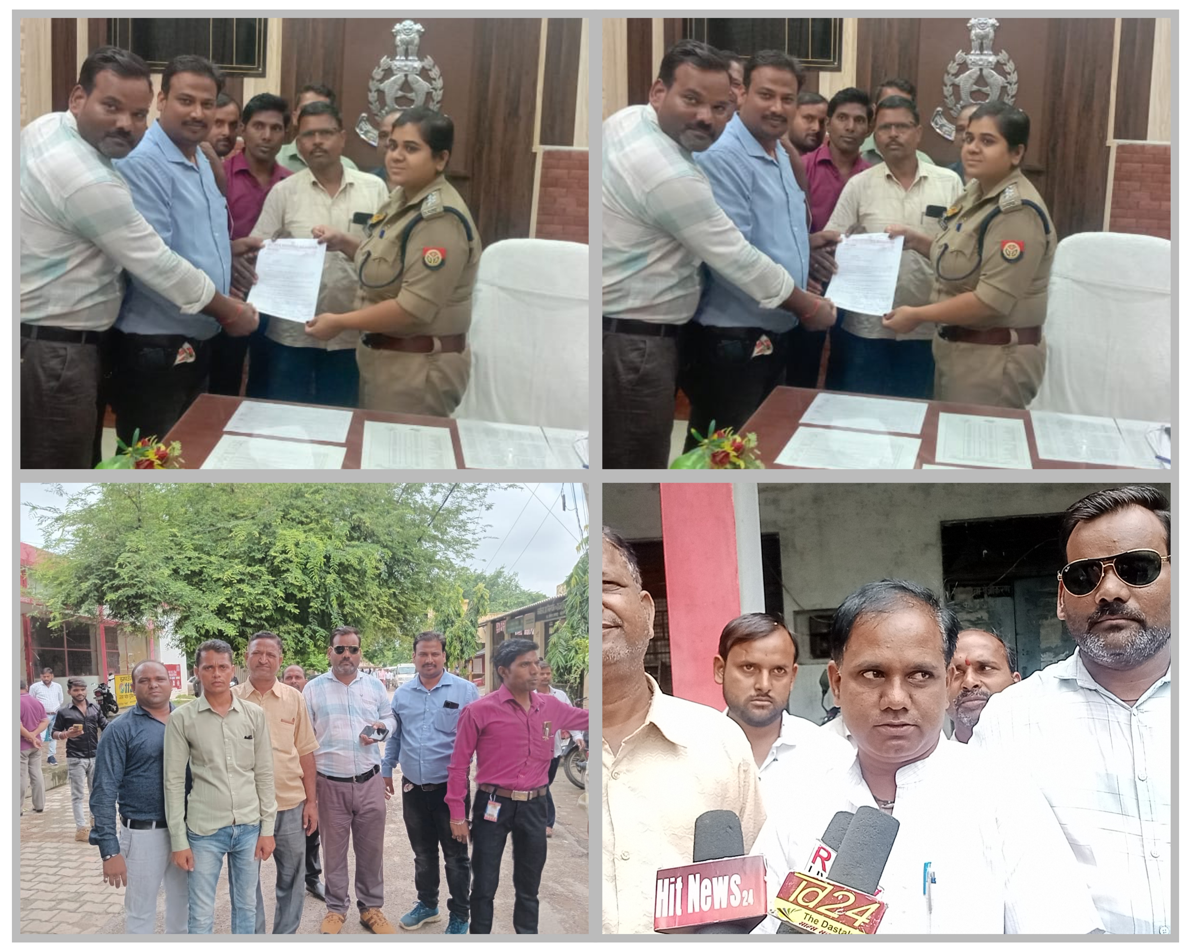 बरेली - पांच सूत्रीय मांगों को लेकर ऑल इंडिया रिपोर्टर एसोसिएशन आईरा के पत्रकारों ने क्षेत्राधिकारी आंवला को सौंपा ज्ञापन।