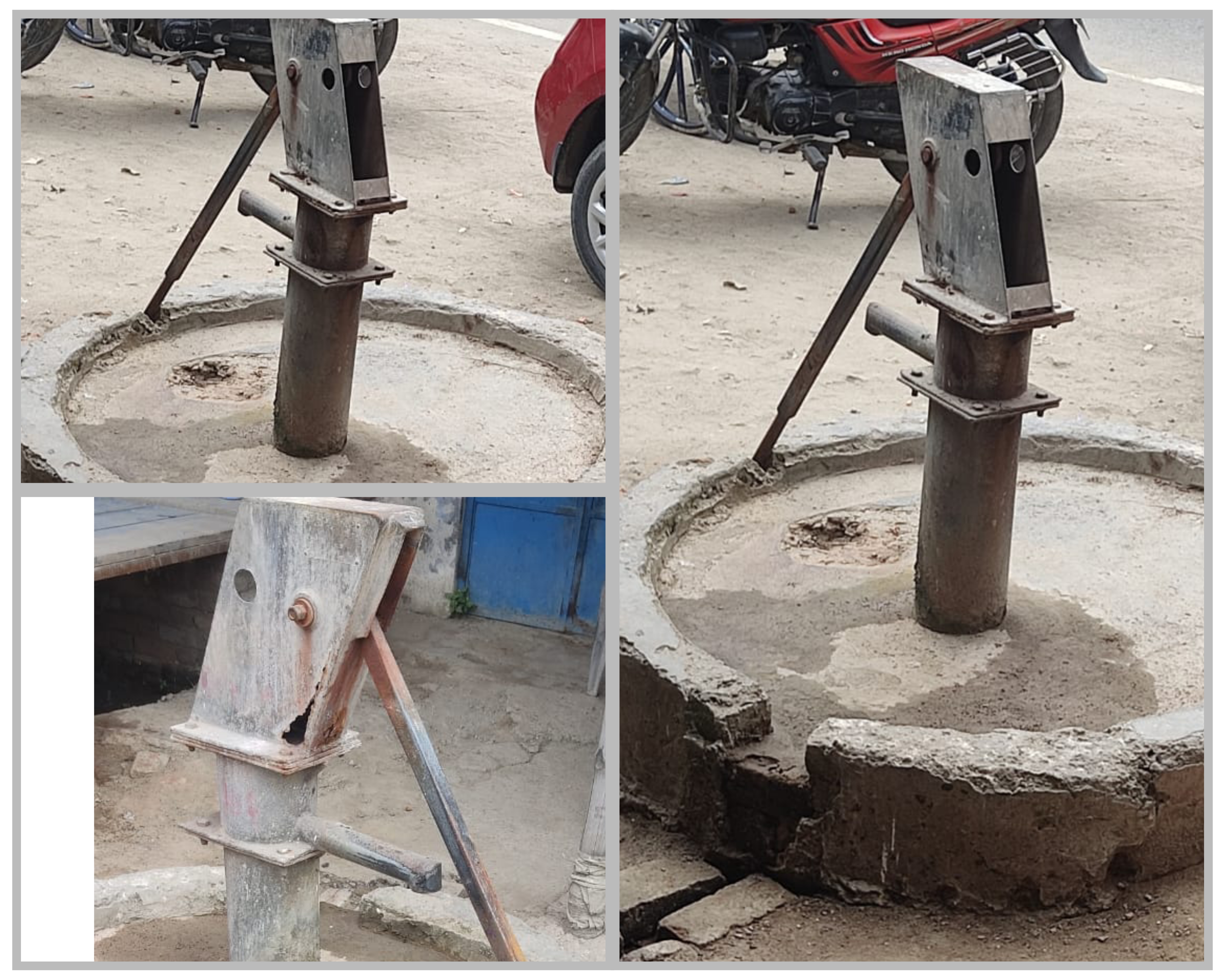 बरेली - फतेहगंजपश्चिमी कस्बे में अधिकांश सरकारी हैंडपंप खराब होने से व्यापारी व राहगीर हुए परेशान।