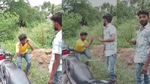 मैनपुरी में शराब का क्वाटर न लाने दंबगों ने युवक को बेरहमी से पीटा, कान पकड़ कराई उठक-बैठक