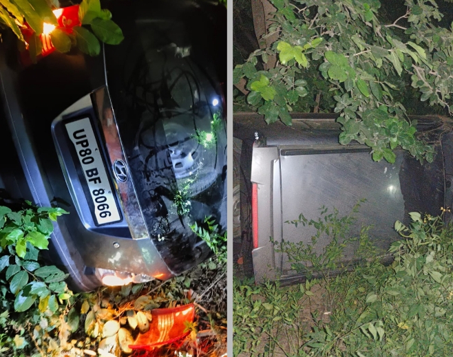 बरेली - आंवला शाहाबाद रोड हरदासपुर के समीप खेत की रखवाली कर रहे दो किसानों को कार ने कुचला, मौत।