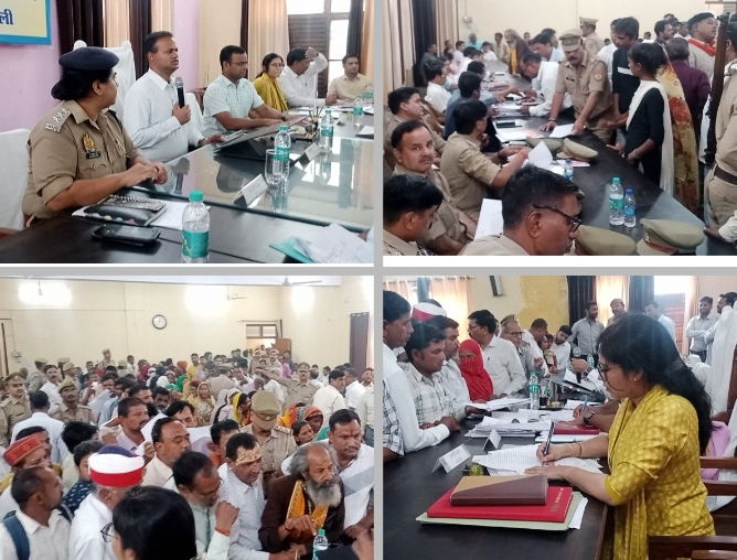 बरेली - आँवला में जिलाधिकारी रविंद्र कुमार की अध्यक्षता में हुआ समाधान दिवस।