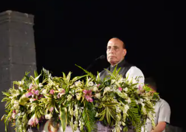 शिवाजी के ऊपर महानाट्य जाणता राजा के अंतिम दिन रक्षामंत्री पहुंचे
