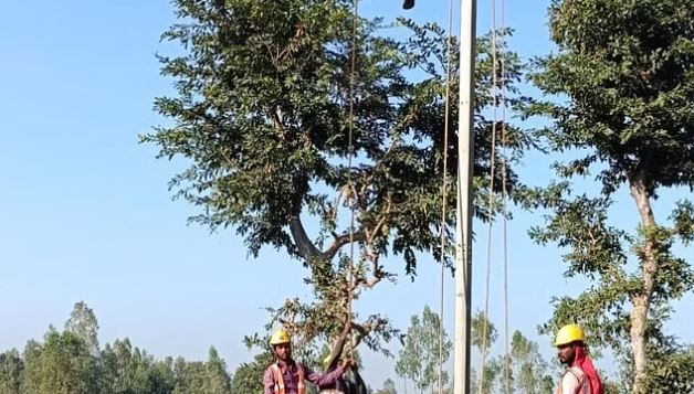 पीलीभीत : शाहगढ़ से संडई के बीच विद्युतीकरण शुरू