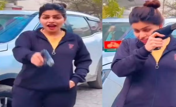 मैनपुरी : यूपी में गोली चलवा देंगे,यूट्यूबर ने पिस्टल लहराते हुए फिल्मी स्टाइल में बनाई रील