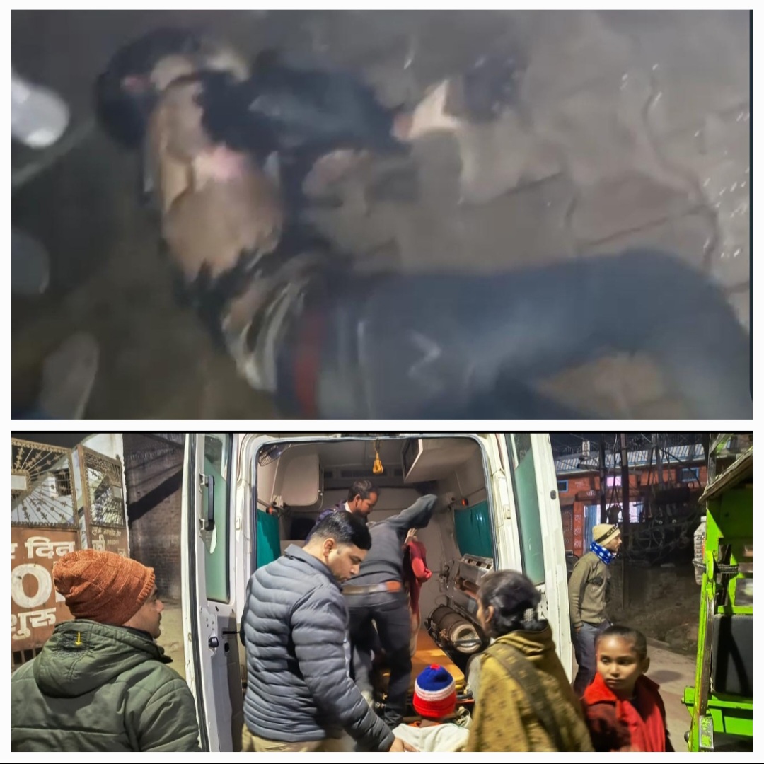 फर्रुखाबाद:शराबी युवक ने खुद को लगाई आग सूचना मिलते ही नखास चौकी प्रभारी राहुल कुमार तत्काल मौके पर पहुंचे
