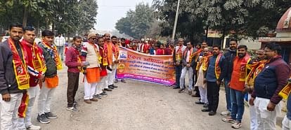 पीलीभीत में बीसलपुर में निकाली गई जागरूकता यात्रा