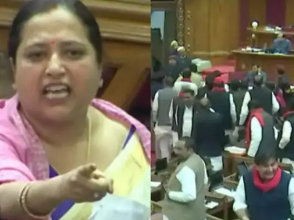 बीजेपी विधायक केतकी सिंह ने मुलायम सिंह यादव विवादित टिप्पणी कर दी।