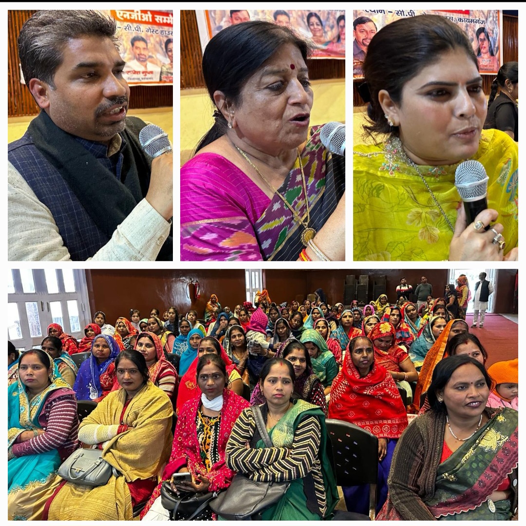 फर्रुखाबाद:आदिकाल से नारी शक्ति पूजनीय रही हैं नारी के सम्मान से ही समाज का सम्मान सुरक्षित है-मोनिका यादव