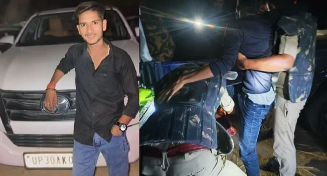 हरदोई में युवराज हत्याकांड का एक आरोपी पुलिस की गोली से घायल