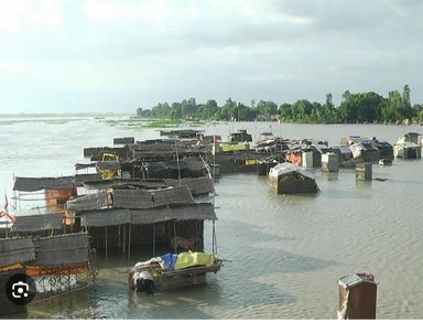 जनपद प्रयागराज में बाढ का परिदृश्य जलस्तर
