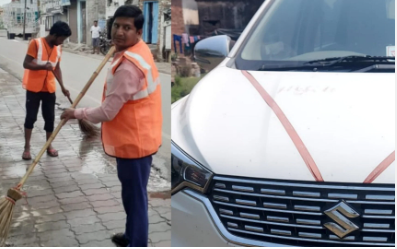 गोंडा में सफाई कर्मी बना करोड़पति , फाइलों में हेराफेरी से अर्जित की 9 लग्जरी गाड़ियां ?