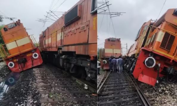 रायबरेली :NTPC में मालगाड़ी और इंजन की भिड़ंत, लोको पायलट समेत दो घायल