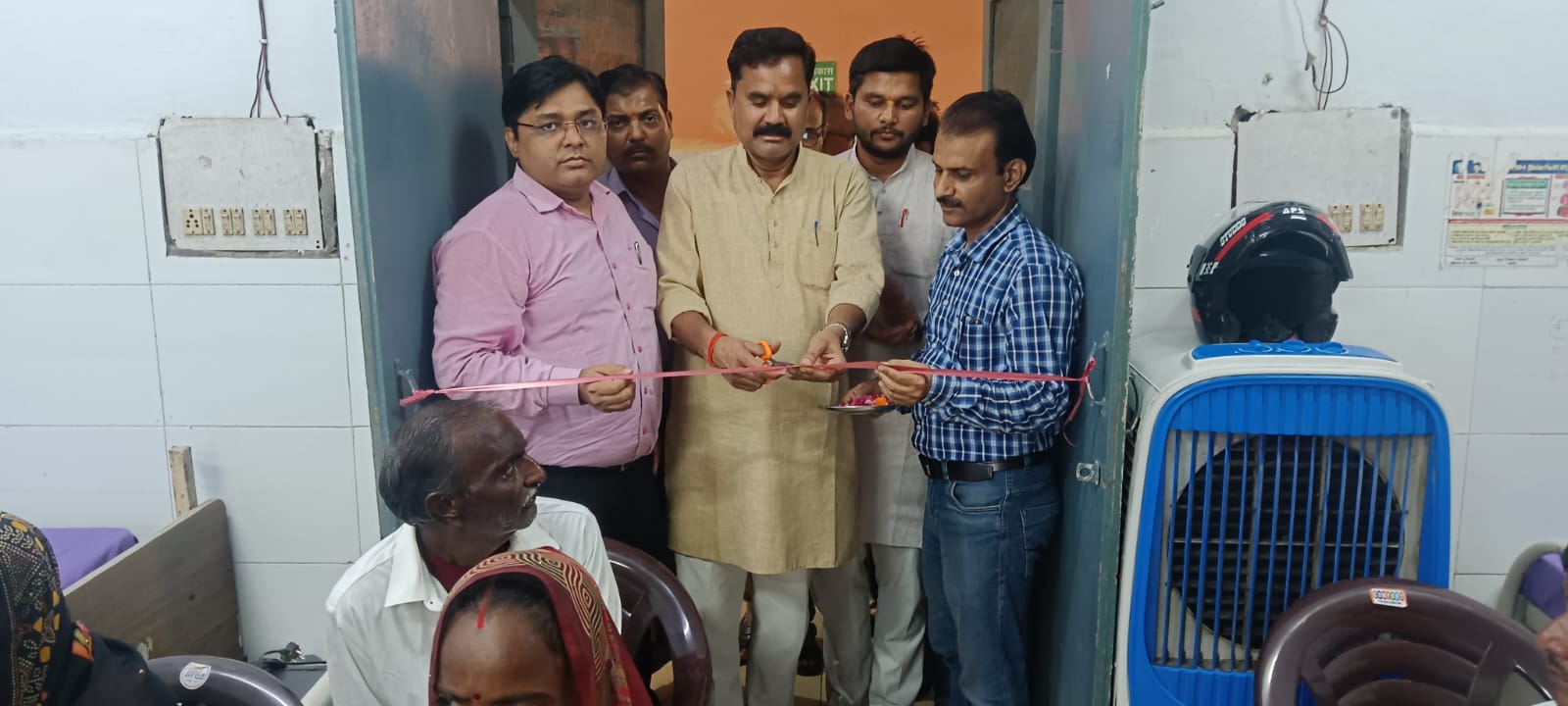 कन्नौज: आयुष्मान सेवा पखवाड़े का फीता काटकर शुभारंभ