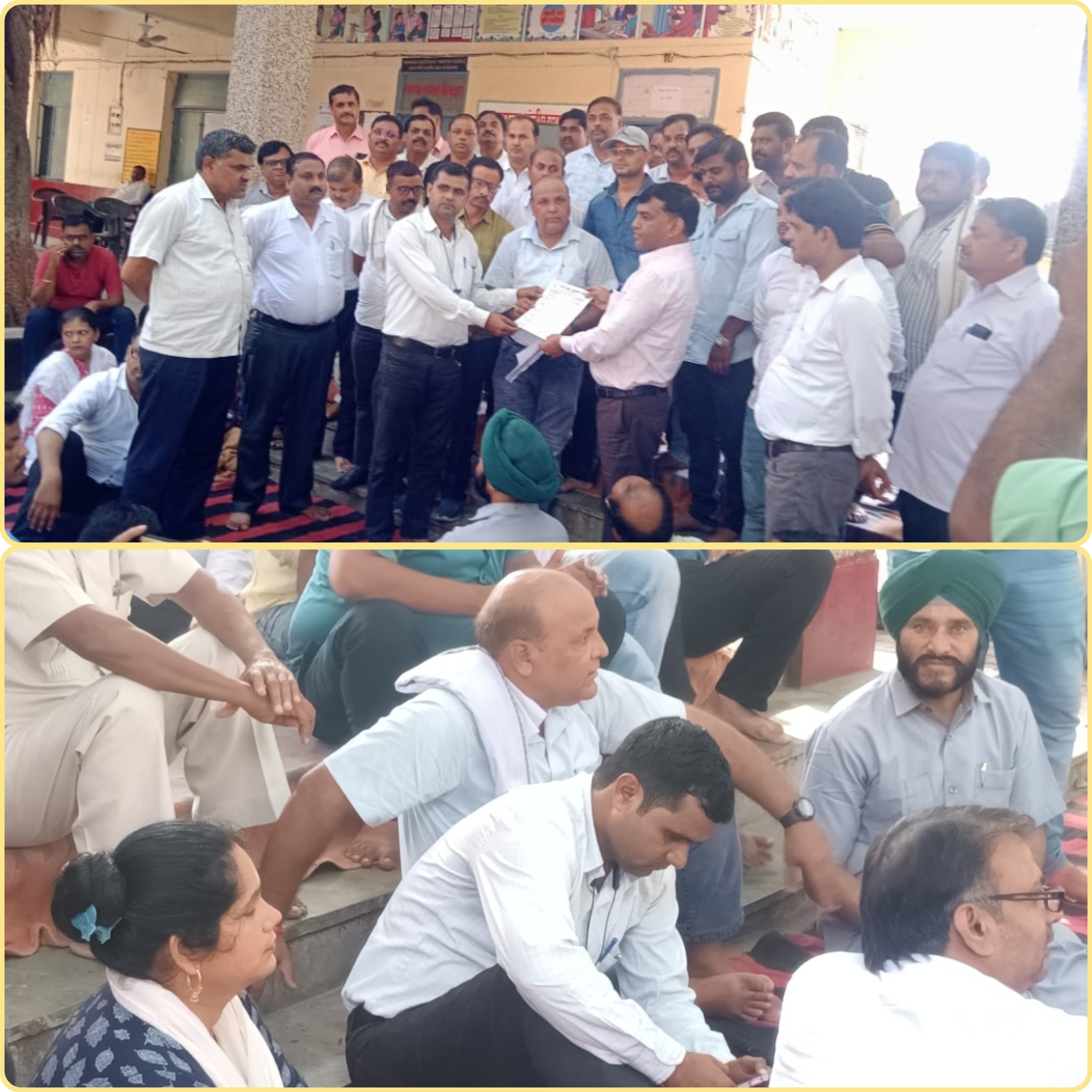 फर्रुखाबाद में आज तीसरे दिन भी लेखपालों का धरना प्रदर्शन जारी