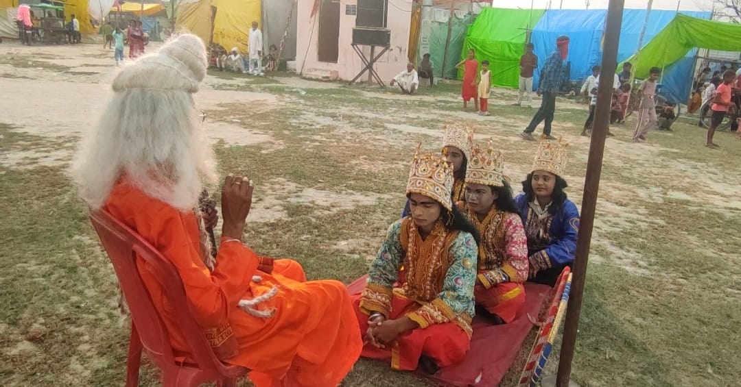 कन्नौज:   रामलीला में ताड़का वध की लीला हुआ मंचन
