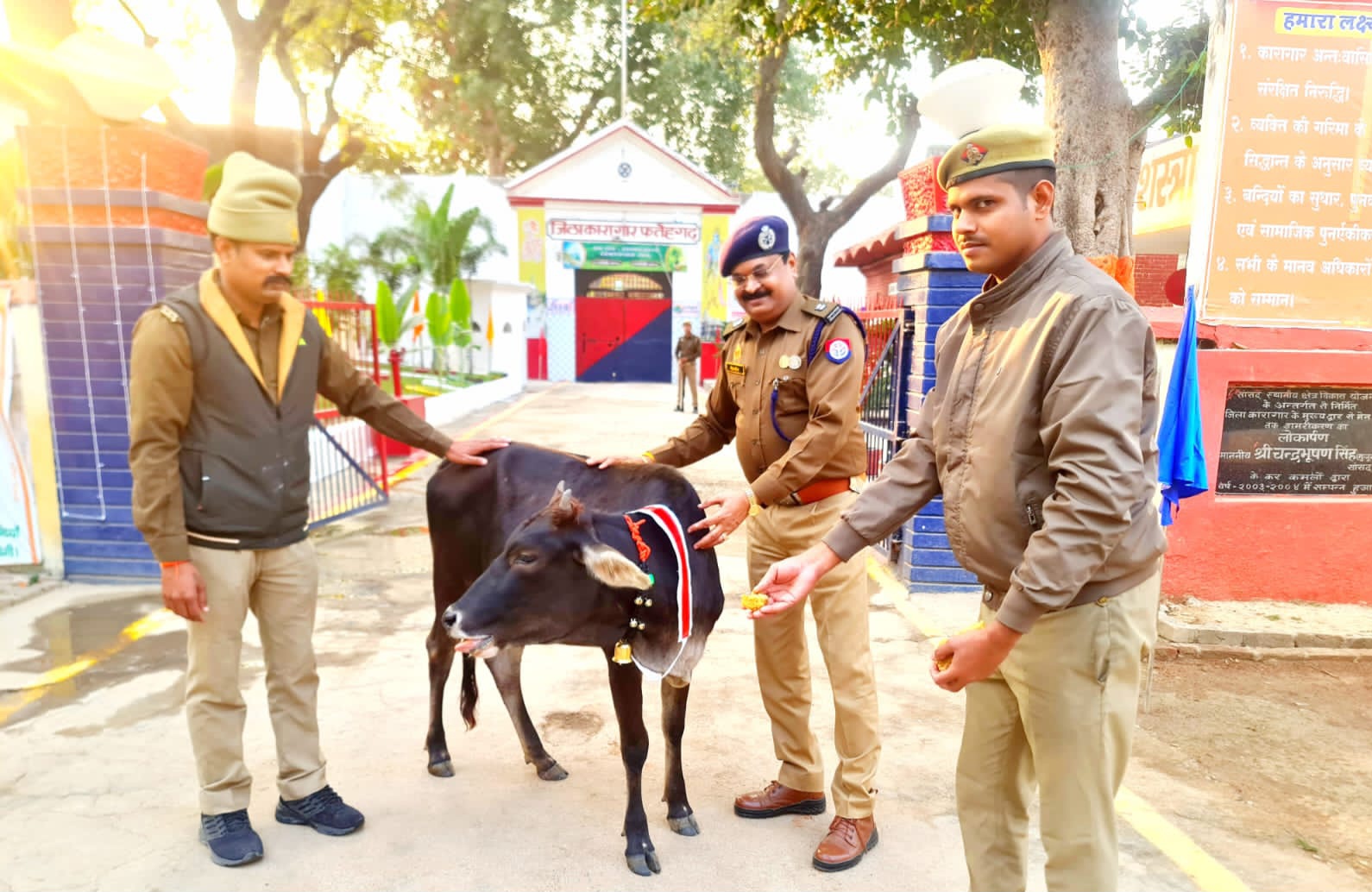 फर्रुखाबाद: जेल अधीक्षक भीमसैन मुकुंद की गौ सेवा एक और नई पहल