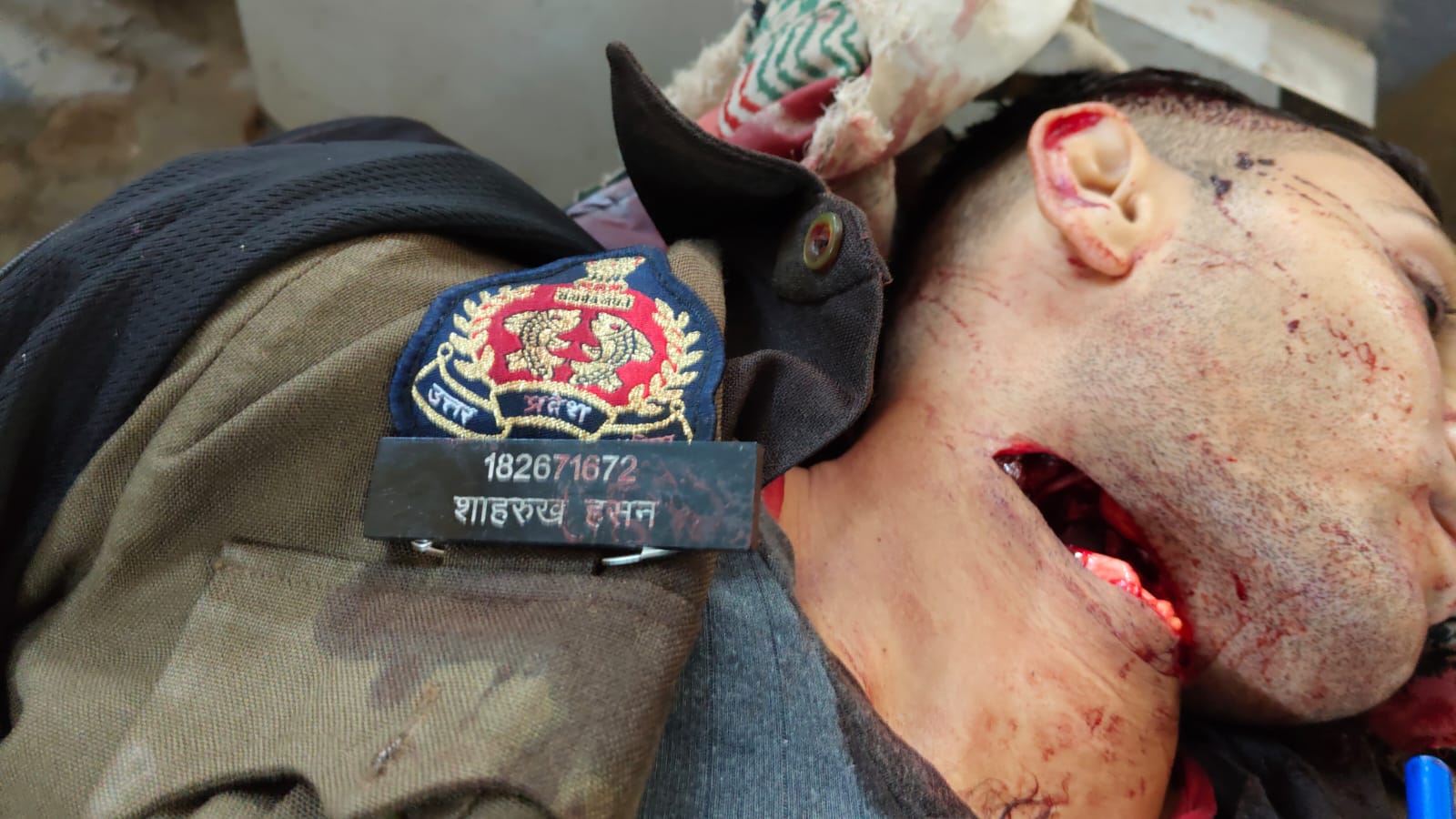 शाहजहांपुर:चाइनीज मांझा की चपेट में आने से कान्स्टेबल शाहरुख हसन की हुईं मृत्यु।