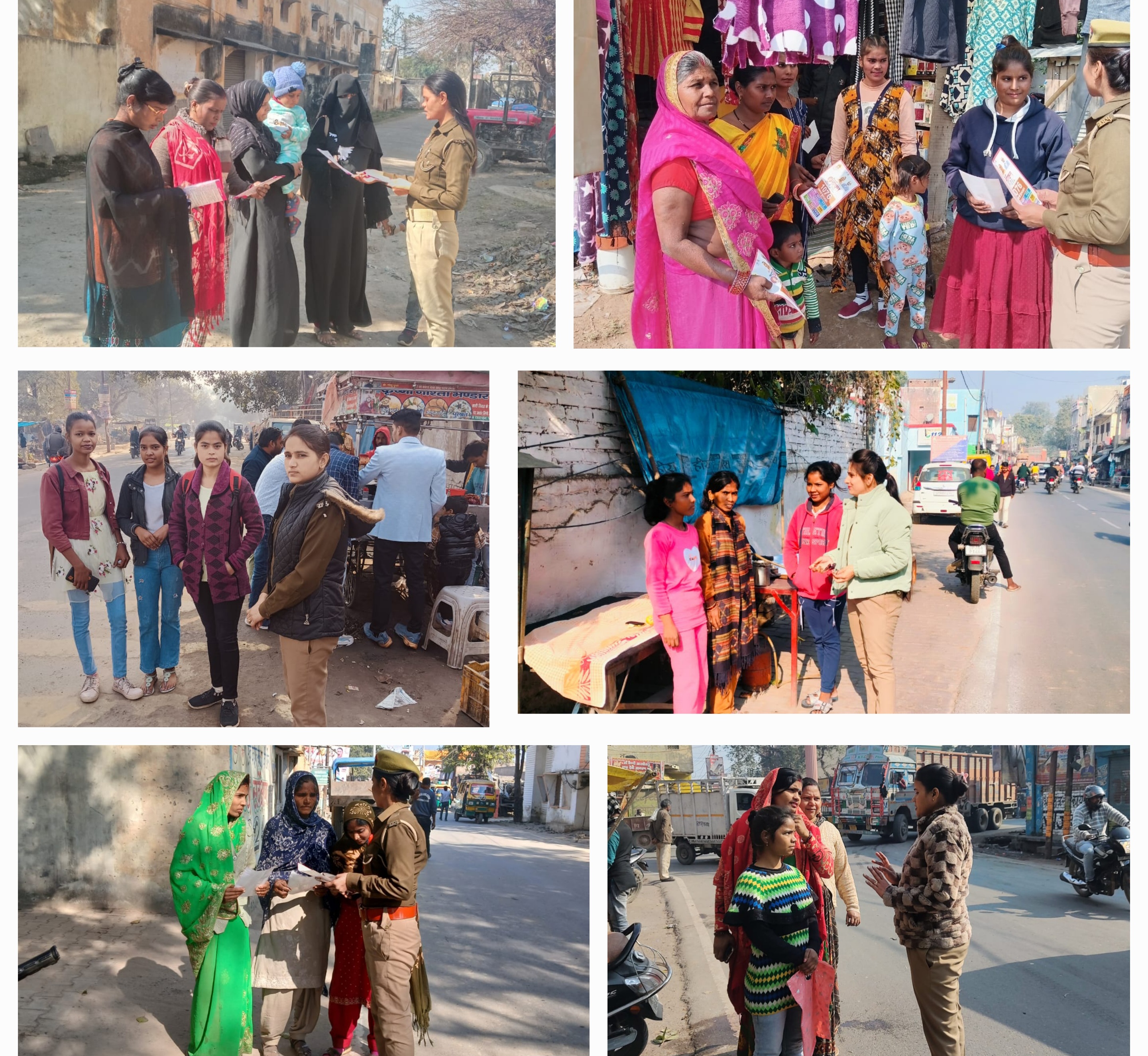 फर्रुखाबाद:मिशन शक्ति के तहत थानों की टीम द्वारा महिलाओं/बालिकाओं को नारी सुरक्षा हेतु विशेष अभियान चलाकर जागरूक किया गया।