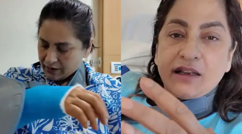 शूटिंग सेट पर गिरीं अर्चना पूरन सिंह, टूटी कलाई की हड्डी ?
