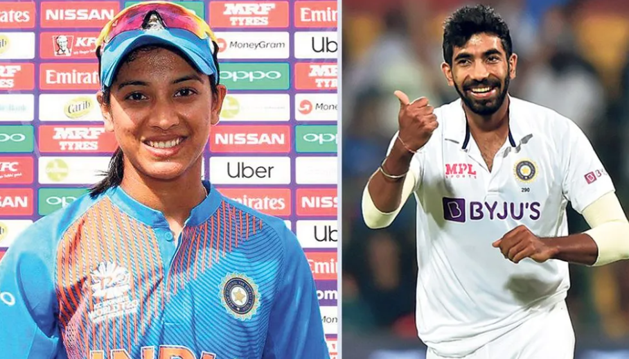 आईसीसी पुरस्कार बुमराह सर्वश्रेष्ठ टेस्ट क्रिकेटर, मंधाना सर्वश्रेष्ठ महिला एकदिवसीय खिलाड़ी ?