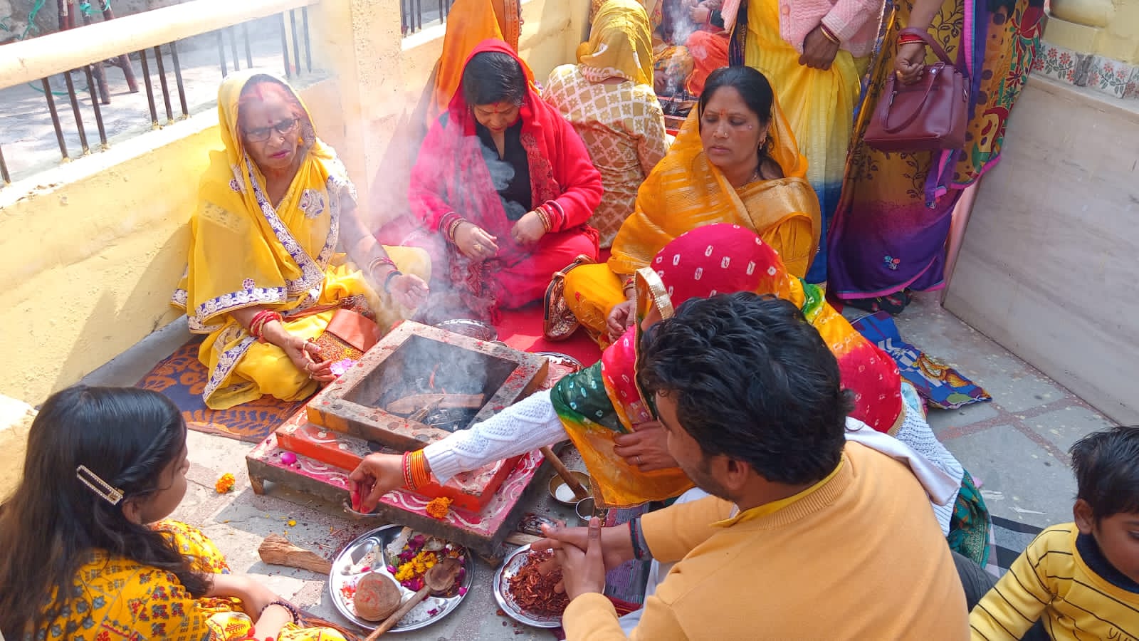 कन्नौज: बसंत पंचमी पर्व पर गायत्री यज्ञ एवं संस्कार