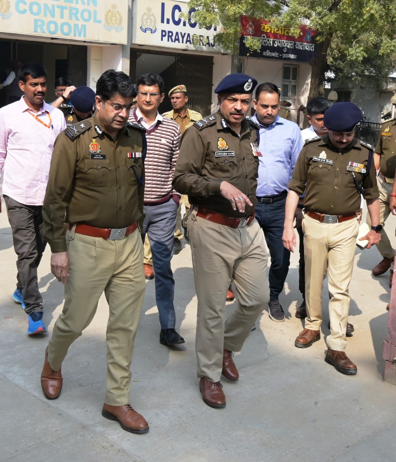 प्रयागराज -बसंत पंचमी स्नान पर्व पर सुरक्षा एवं भीड़ प्रबंधन को लेकर पुलिस ने बढ़ाई सतर्कता