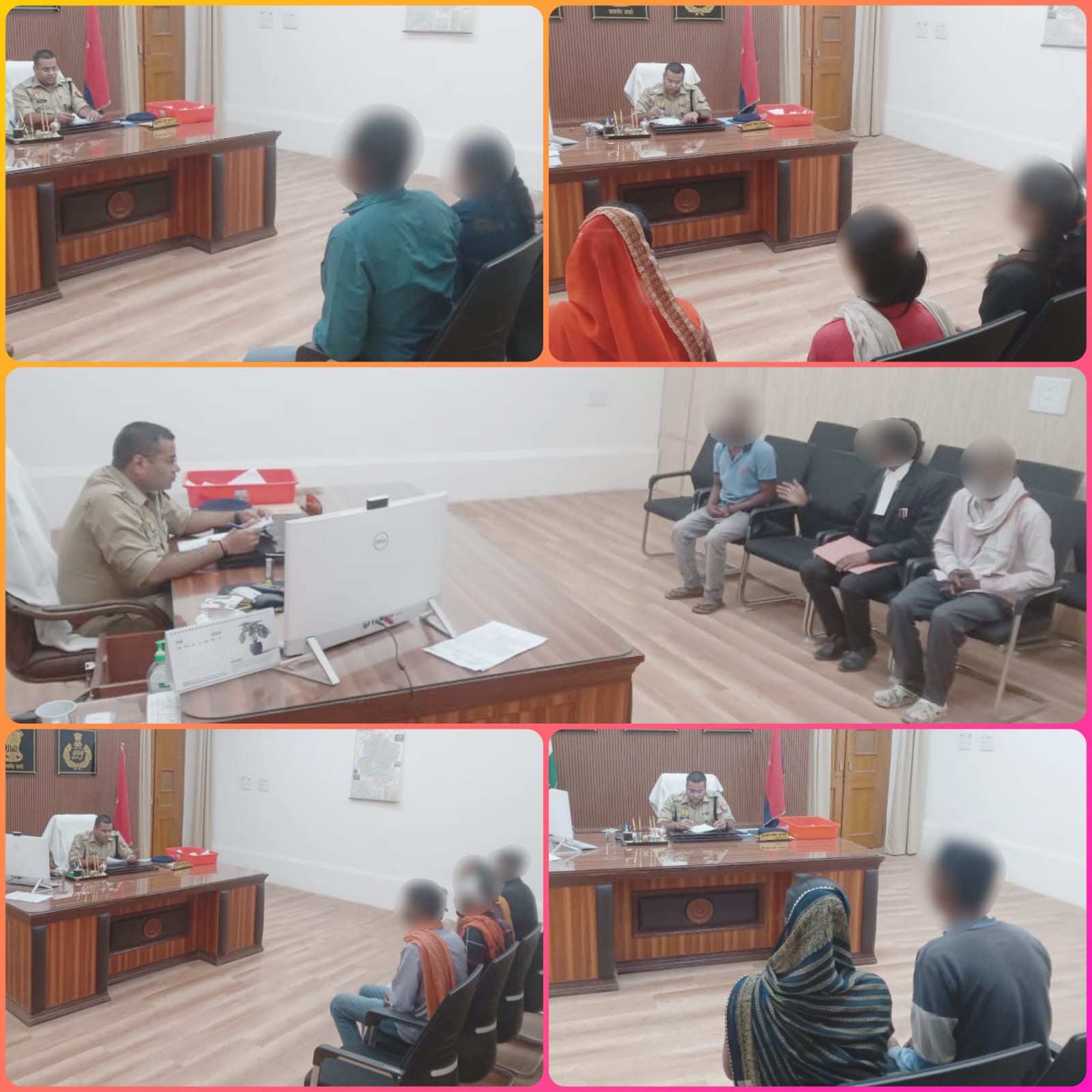प्रयागराज : पुलिस कार्यालय में जनसुनवाई कर फरियादियों की शिकायतें सुनी गई