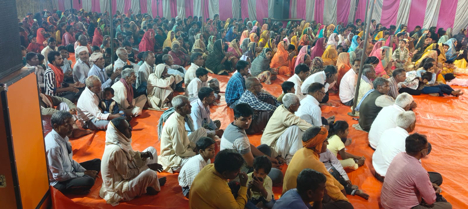 आजमगढ़ : सात दिवसीय संगीत मय राम कथा के आखिरी दिन हुआ भंडारे का आयोजन