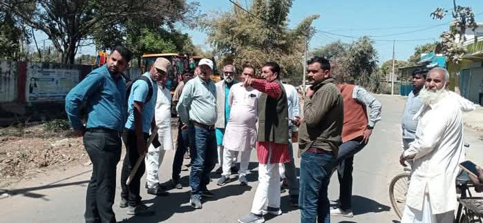 चंदिया बिलासपुर रोड में रेलवे फाटक पर निर्माणाधीन ओवर ब्रिज का निरीक्षण किया ?