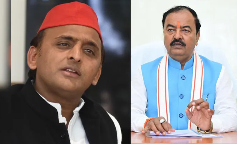 अखिलेश यादव और केशव प्रसाद मौर्य में फिर ठन गई