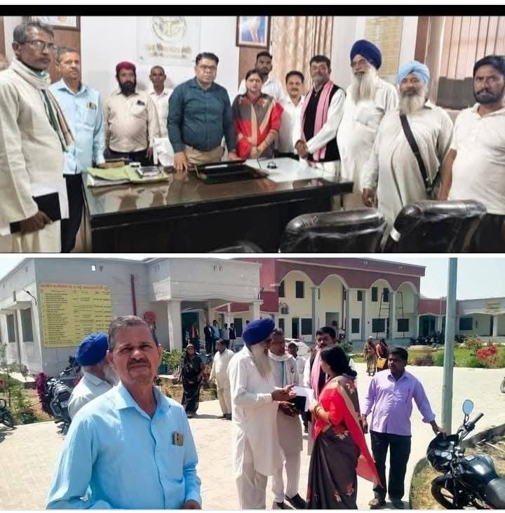 पीलीभीत: विगत दिनों में गेहूं के खेत में आग लगने से हुए नुकसान