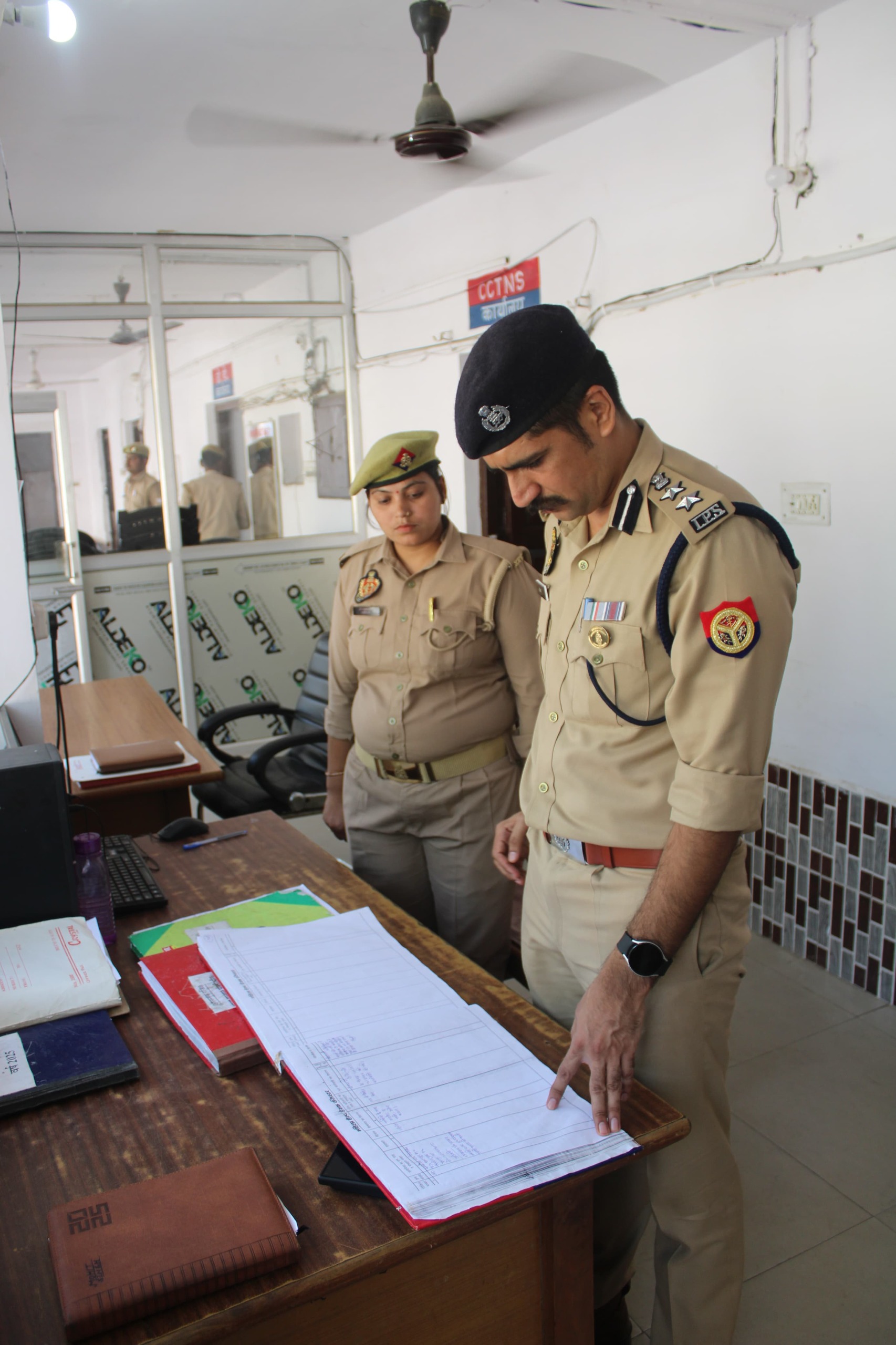 पीलीभीत:पुलिस अधीक्षक ने थाना पूरनपुर का किया आकस्मिक निरीक्षण।