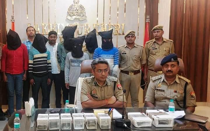 लखीमपुर खीरी : एक सप्ताह पहले गुड व्यापारी के मुनीम से हुई लूट का पुलिस ने किया खुलासा