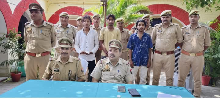 लखीमपुर खीरी : मृतक विशाल गुप्ता के हत्यारो को सदर पुलिस ने किया गिरफ्तार