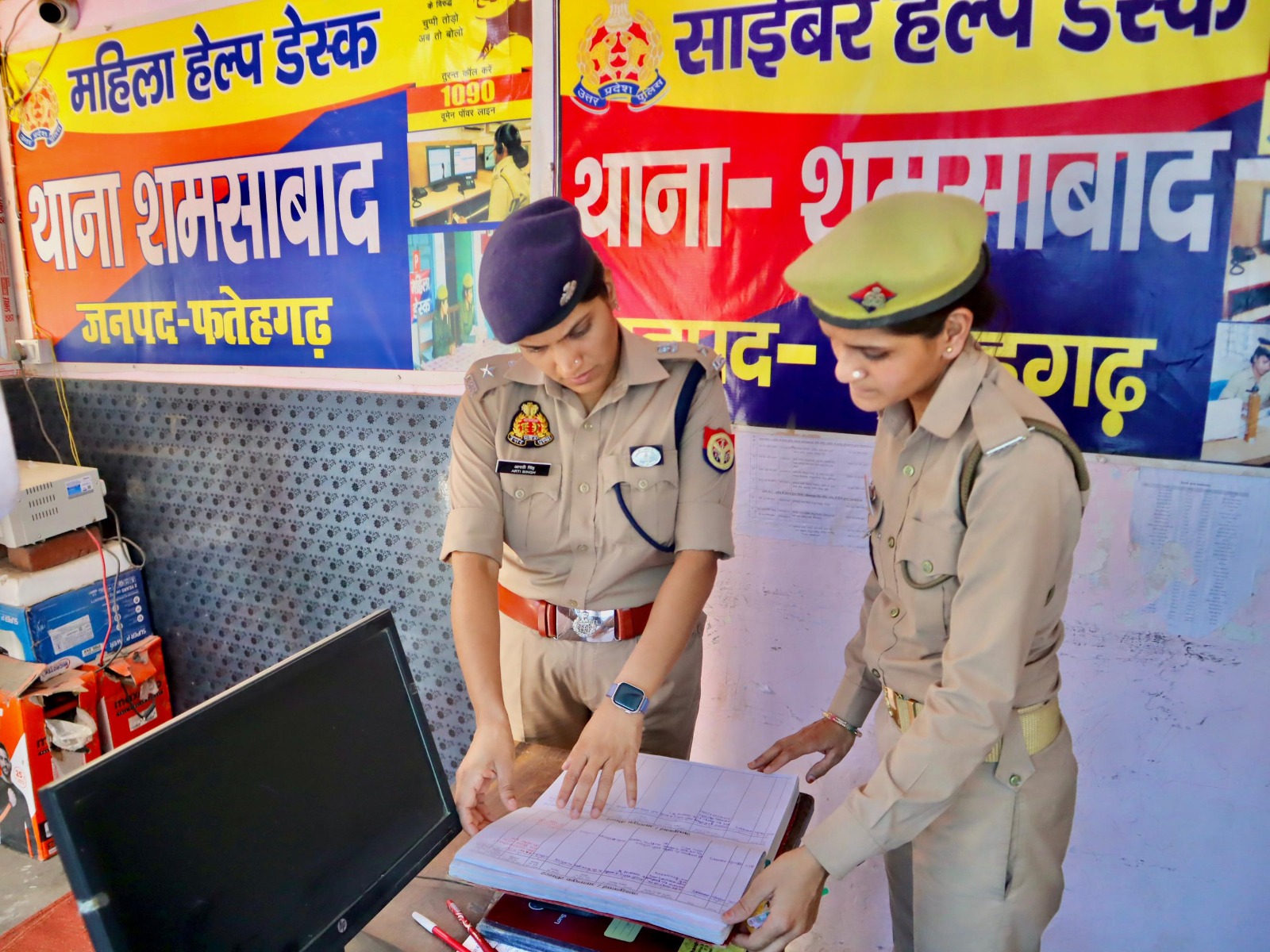 फर्रूखाबाद:पुलिस अधीक्षक ने किया थाना शमसाबाद का औचक निरीक्षण, दिए आवश्यक दिशा-निर्देश।