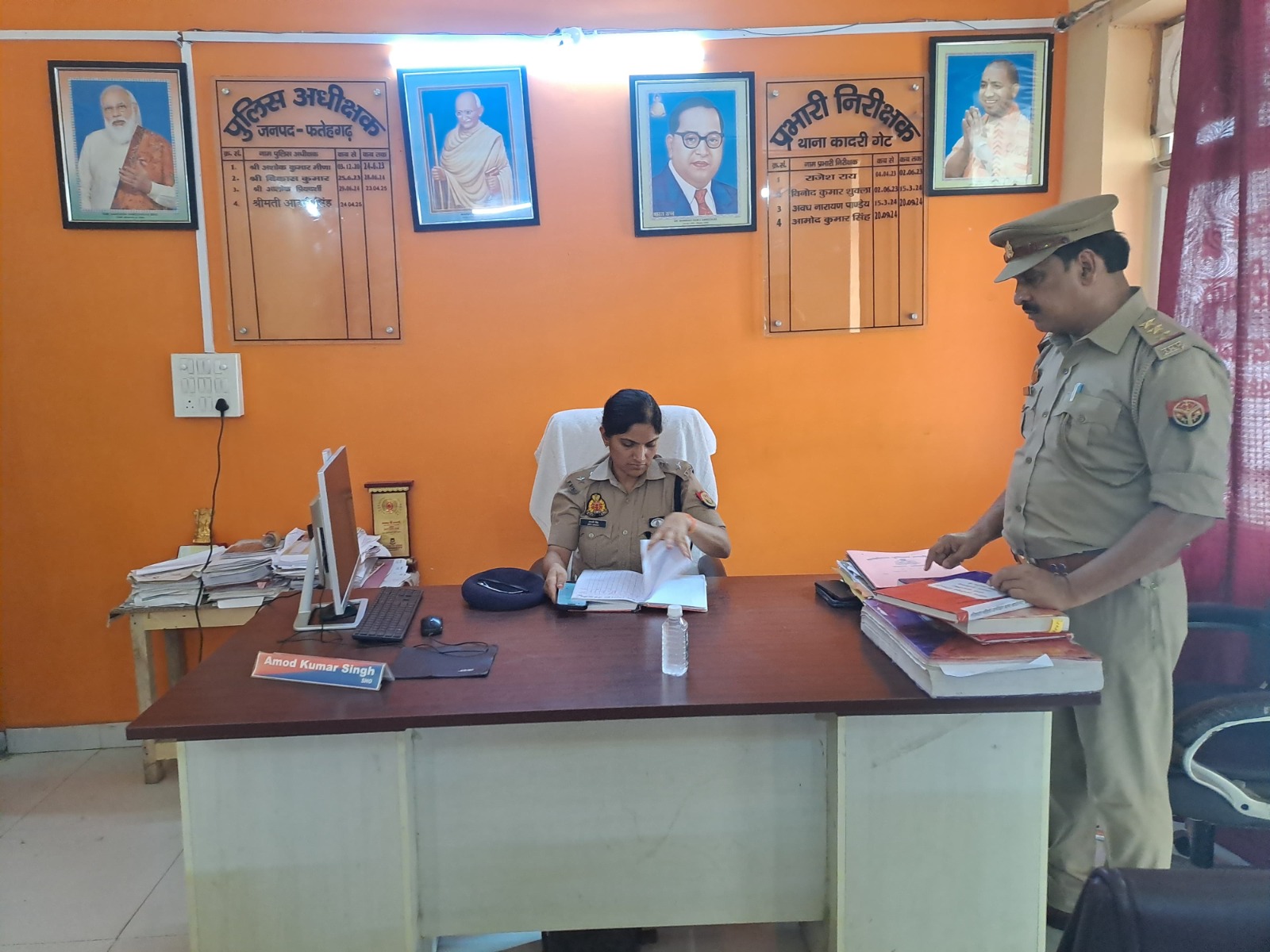 फर्रूखाबाद:पुलिस अधीक्षक ने किया थाना कादरीगेट का औचक निरीक्षण, बीट प्रणाली को सशक्त करने पर दिया जोर