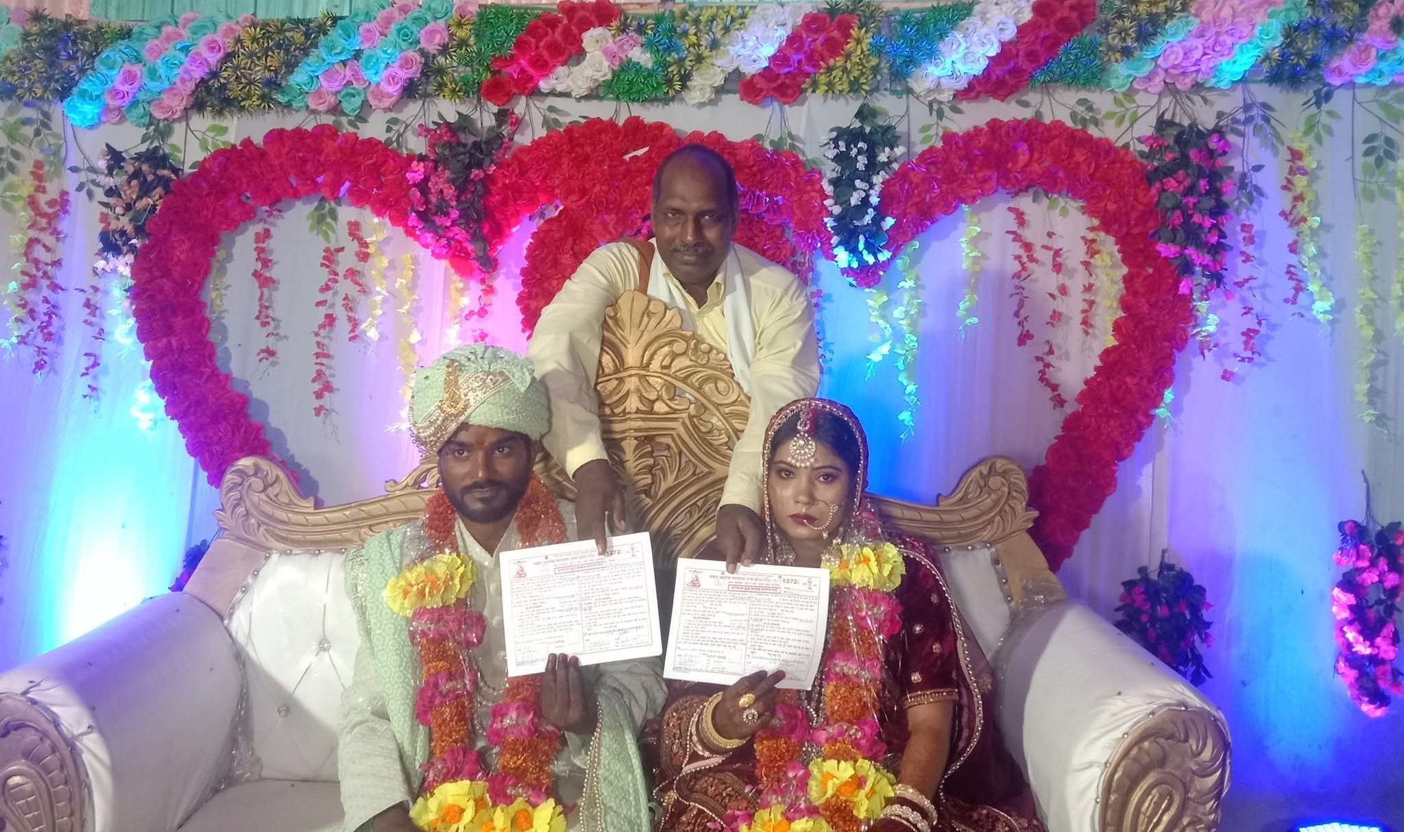फर्रुखाबाद में बौद्ध रीति से संपन्न हुआ विवाह समारोह, धर्मपाल बौद्ध ने कराया सम्पन्न