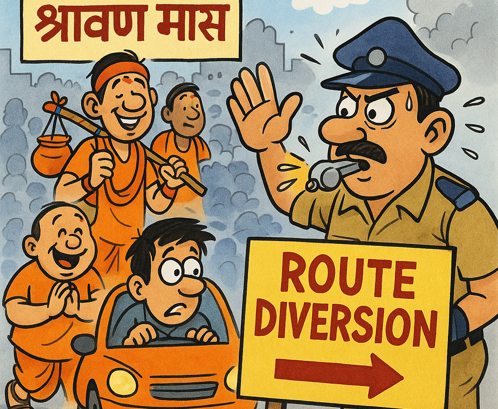 फर्रुखाबाद:श्रावण मास द्वितीय सोमवार के अवसर पर जनपद में रूट डायवर्जन व्यवस्था लागू।